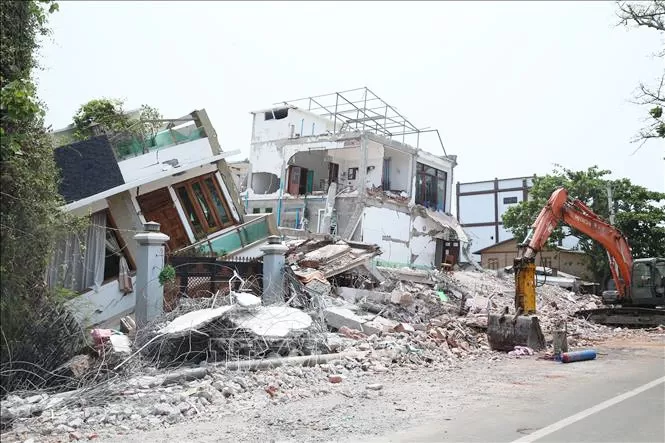ミャンマー北部でマグニチュード7.7地震  &nbsp;